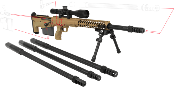 Desert Tech HTI .50 BMG Barret Black/FDE - Image 2