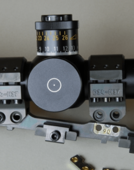 Manz Fifty 0-90 MOA adjustable scope mount Ring