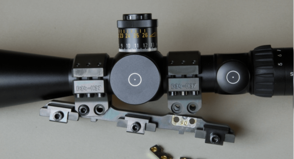 Manz Fifty 0-90 MOA adjustable scope mount Ring