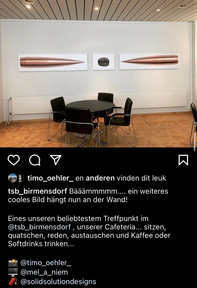 SSD bullets on the wall