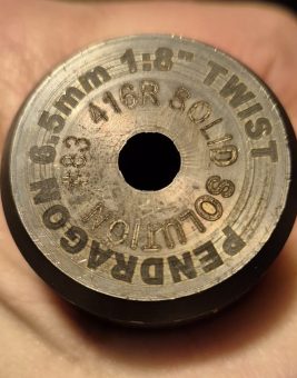 Caliber 6.5mm Match Barrel SS 416R
